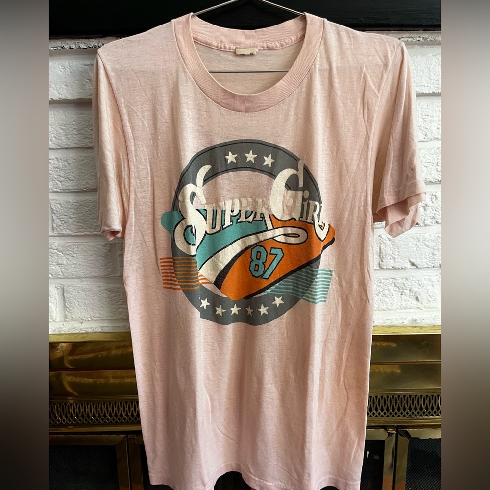 Vintage Super Girl T-Shirt, women’s XL